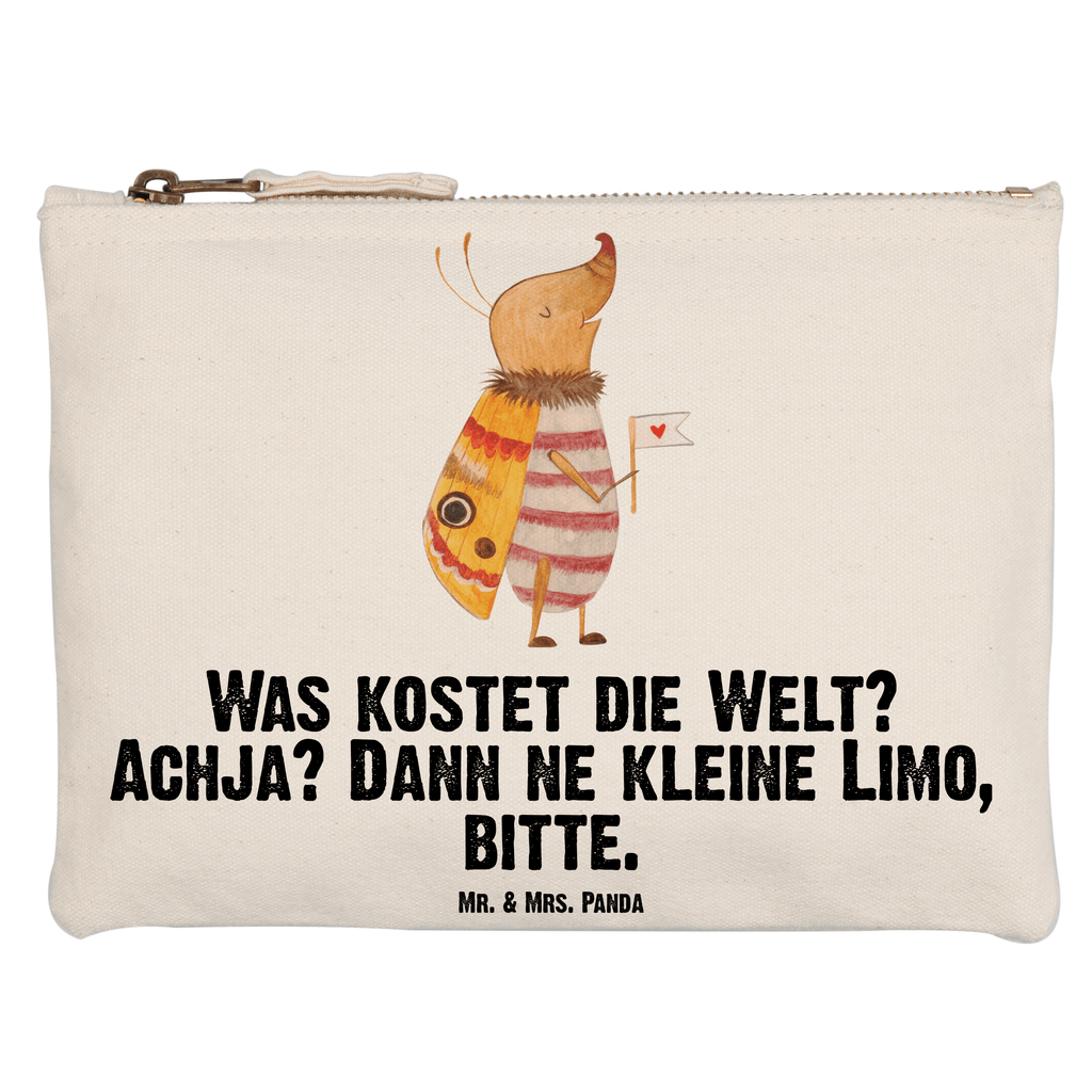 Schminktasche Nachtfalter Fähnchen Schminktasche, Kosmetiktasche, Kosmetikbeutel, Stiftemäppchen, Etui, Federmappe, Makeup, XXL, Schminketui, Kosmetiketui, Schlamperetui, Tiermotive, Gute Laune, lustige Sprüche, Tiere, Nachtfalter, Käfer, Spruch lustig, Spruch witzig, süß, niedlich, Küche Deko, Was kostet die Welt