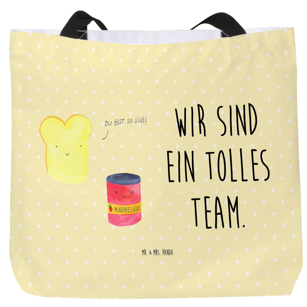 Shopper Toast Marmelade Beutel, Einkaufstasche, Tasche, Strandtasche, Einkaufsbeutel, Shopper, Schultasche, Freizeittasche, Tragebeutel, Schulbeutel, Alltagstasche, Tiermotive, Gute Laune, lustige Sprüche, Tiere, Toast, Marmelade, Dreamteam, süße Postkarte, süß, Küche Deko, Küche Spruch, Frühstück Einladung, Brot, Toastbrot