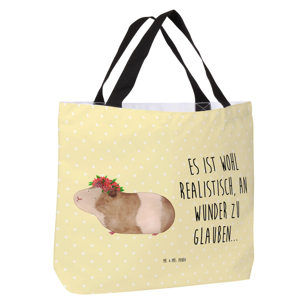 Shopper Meerschweinchen weise Beutel, Einkaufstasche, Tasche, Strandtasche, Einkaufsbeutel, Shopper, Schultasche, Freizeittasche, Tragebeutel, Schulbeutel, Alltagstasche, Tiermotive, Gute Laune, lustige Sprüche, Tiere, Meerschweinchen, Meerie, Meeries, Wunder, Blumenkind, Realität, Spruch, Weisheit, Motivation, Wunderland