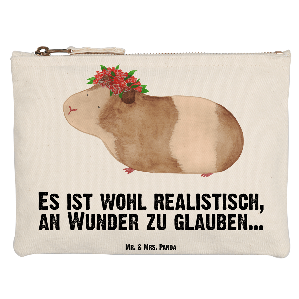 Schminktasche Meerschweinchen Weisheit Schminktasche, Kosmetiktasche, Kosmetikbeutel, Stiftemäppchen, Etui, Federmappe, Makeup, XXL, Schminketui, Kosmetiketui, Schlamperetui, Tiermotive, Gute Laune, lustige Sprüche, Tiere, Meerschweinchen, Meerie, Meeries, Wunder, Blumenkind, Realität, Spruch, Weisheit, Motivation, Wunderland