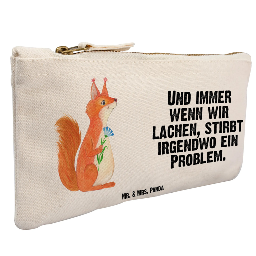 Schminktasche Eichhörnchen Blume Schminktasche, Kosmetiktasche, Kosmetikbeutel, Stiftemäppchen, Etui, Federmappe, Makeup, XXL, Schminketui, Kosmetiketui, Schlamperetui, Tiermotive, Gute Laune, lustige Sprüche, Tiere, Eichhörnchen, Eichhorn, Spruch positiv, Lachen, Spaß, Motivation Sprüche, Motivation Bilder, glücklich Spruch, Spruch Deko