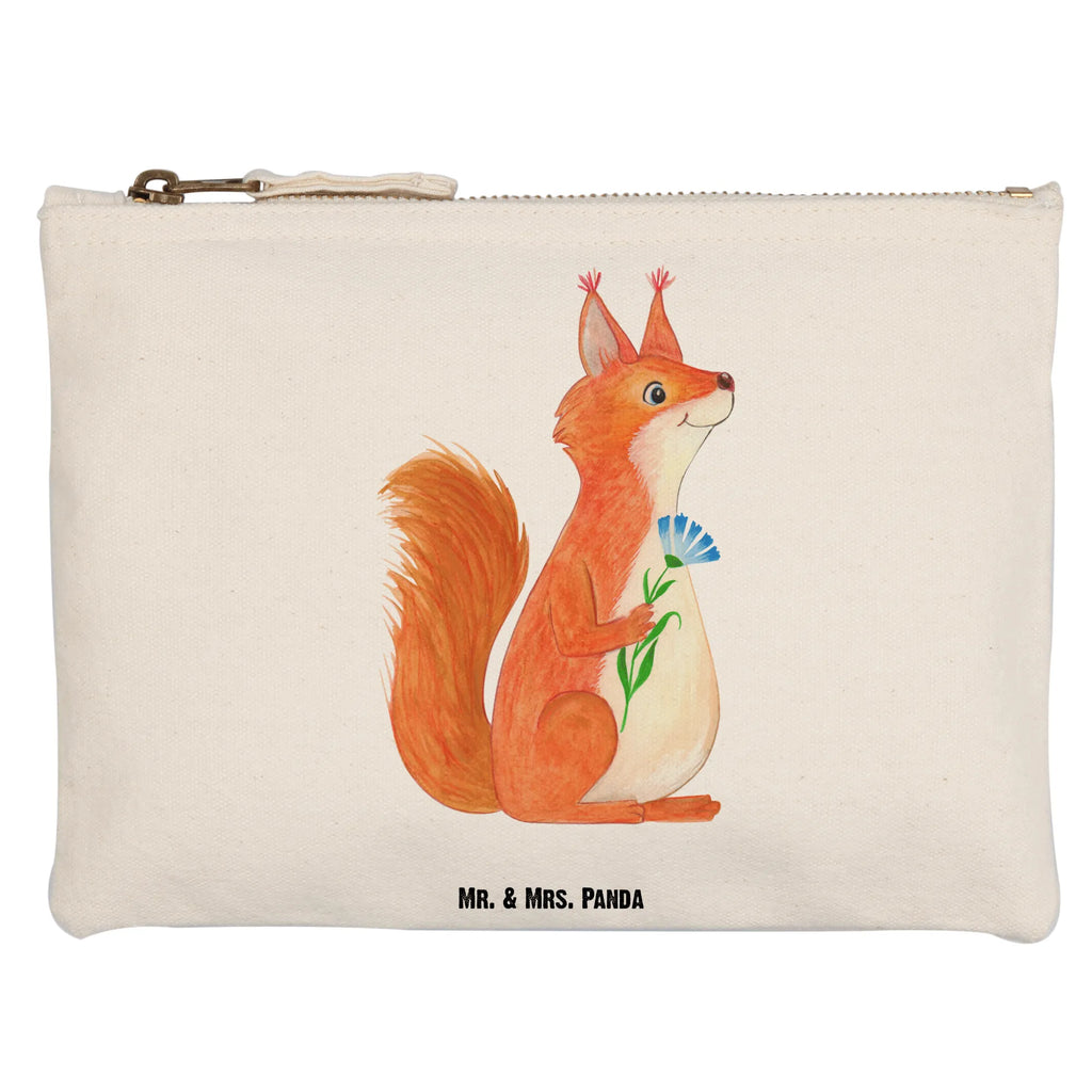 Schminktasche Eichhörnchen Blume Schminktasche, Kosmetiktasche, Kosmetikbeutel, Stiftemäppchen, Etui, Federmappe, Makeup, XXL, Schminketui, Kosmetiketui, Schlamperetui, Tiermotive, Gute Laune, lustige Sprüche, Tiere, Eichhörnchen, Eichhorn, Spruch positiv, Lachen, Spaß, Motivation Sprüche, Motivation Bilder, glücklich Spruch, Spruch Deko