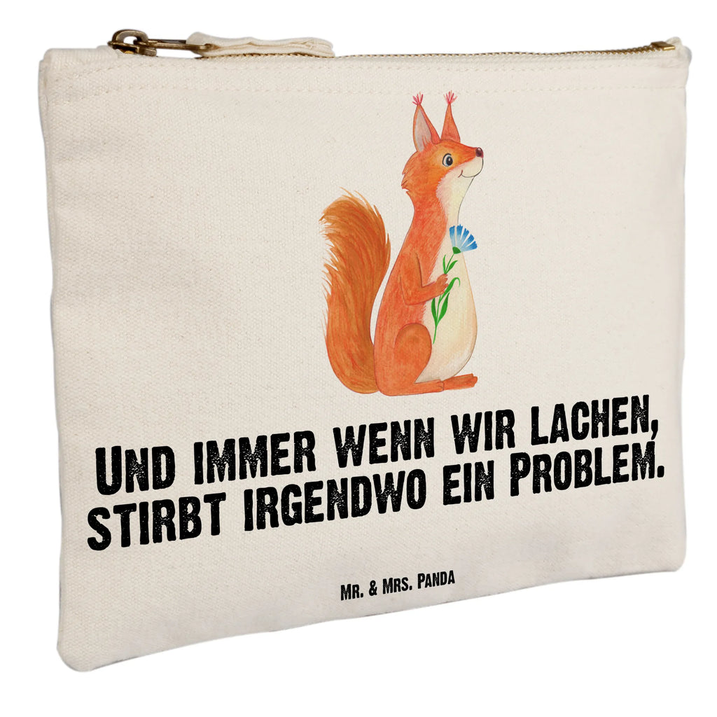 Schminktasche Eichhörnchen Blume Schminktasche, Kosmetiktasche, Kosmetikbeutel, Stiftemäppchen, Etui, Federmappe, Makeup, XXL, Schminketui, Kosmetiketui, Schlamperetui, Tiermotive, Gute Laune, lustige Sprüche, Tiere, Eichhörnchen, Eichhorn, Spruch positiv, Lachen, Spaß, Motivation Sprüche, Motivation Bilder, glücklich Spruch, Spruch Deko