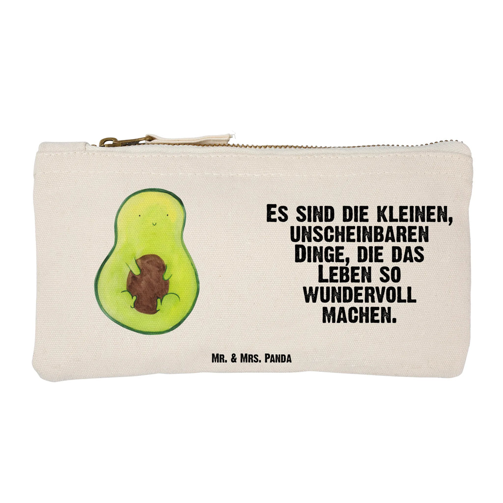 Schminktasche Avocado Kern Schminktasche, Kosmetiktasche, Kosmetikbeutel, Stiftemäppchen, Etui, Federmappe, Makeup, XXL, Schminketui, Kosmetiketui, Schlamperetui, Avocado, Veggie, Vegan, Gesund, Avokado, Avocadokern, Kern, Pflanze, Spruch Leben