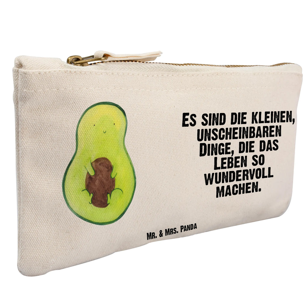 Schminktasche Avocado Kern Schminktasche, Kosmetiktasche, Kosmetikbeutel, Stiftemäppchen, Etui, Federmappe, Makeup, XXL, Schminketui, Kosmetiketui, Schlamperetui, Avocado, Veggie, Vegan, Gesund, Avokado, Avocadokern, Kern, Pflanze, Spruch Leben