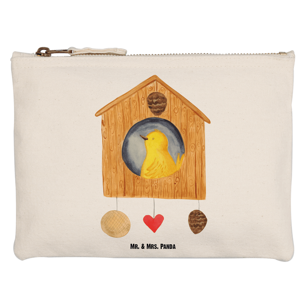 Schminktasche Vogel Haus Schminktasche, Kosmetiktasche, Kosmetikbeutel, Stiftemäppchen, Etui, Federmappe, Makeup, XXL, Schminketui, Kosmetiketui, Schlamperetui, Tiermotive, Gute Laune, lustige Sprüche, Tiere, Vogel, Vögel, Vogelhaus, Vogelhäuschen, Home sweet home, Zuhause, Nest, Eigenheim, Familie, Wohnung, Haus, unser Haus, Lieblingsort, Castle