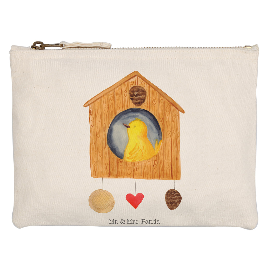 Schminktasche Vogel Haus Schminktasche, Kosmetiktasche, Kosmetikbeutel, Stiftemäppchen, Etui, Federmappe, Makeup, XXL, Schminketui, Kosmetiketui, Schlamperetui, Tiermotive, Gute Laune, lustige Sprüche, Tiere, Vogel, Vögel, Vogelhaus, Vogelhäuschen, Home sweet home, Zuhause, Nest, Eigenheim, Familie, Wohnung, Haus, unser Haus, Lieblingsort, Castle