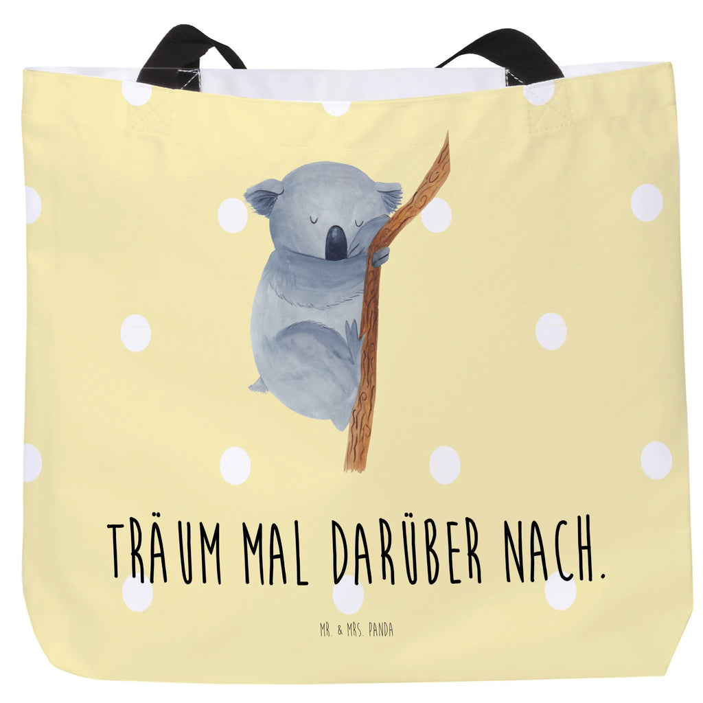 Shopper Koalabär Beutel, Einkaufstasche, Tasche, Strandtasche, Einkaufsbeutel, Shopper, Schultasche, Freizeittasche, Tragebeutel, Schulbeutel, Alltagstasche, Tiermotive, Gute Laune, lustige Sprüche, Tiere, Koala, träumen, Traum, schlafen, Schlafzimmer, Traumland, Bär, Koalabär