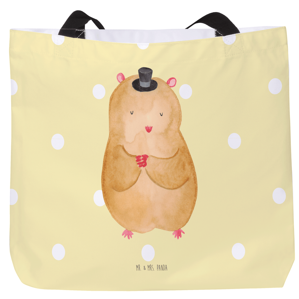 Shopper Hamster Hut Beutel, Einkaufstasche, Tasche, Strandtasche, Einkaufsbeutel, Shopper, Schultasche, Freizeittasche, Tragebeutel, Schulbeutel, Alltagstasche, Tiermotive, Gute Laune, lustige Sprüche, Tiere, Hamster, Hut, Magier, Zylinder, Zwerghamster, Zauberer