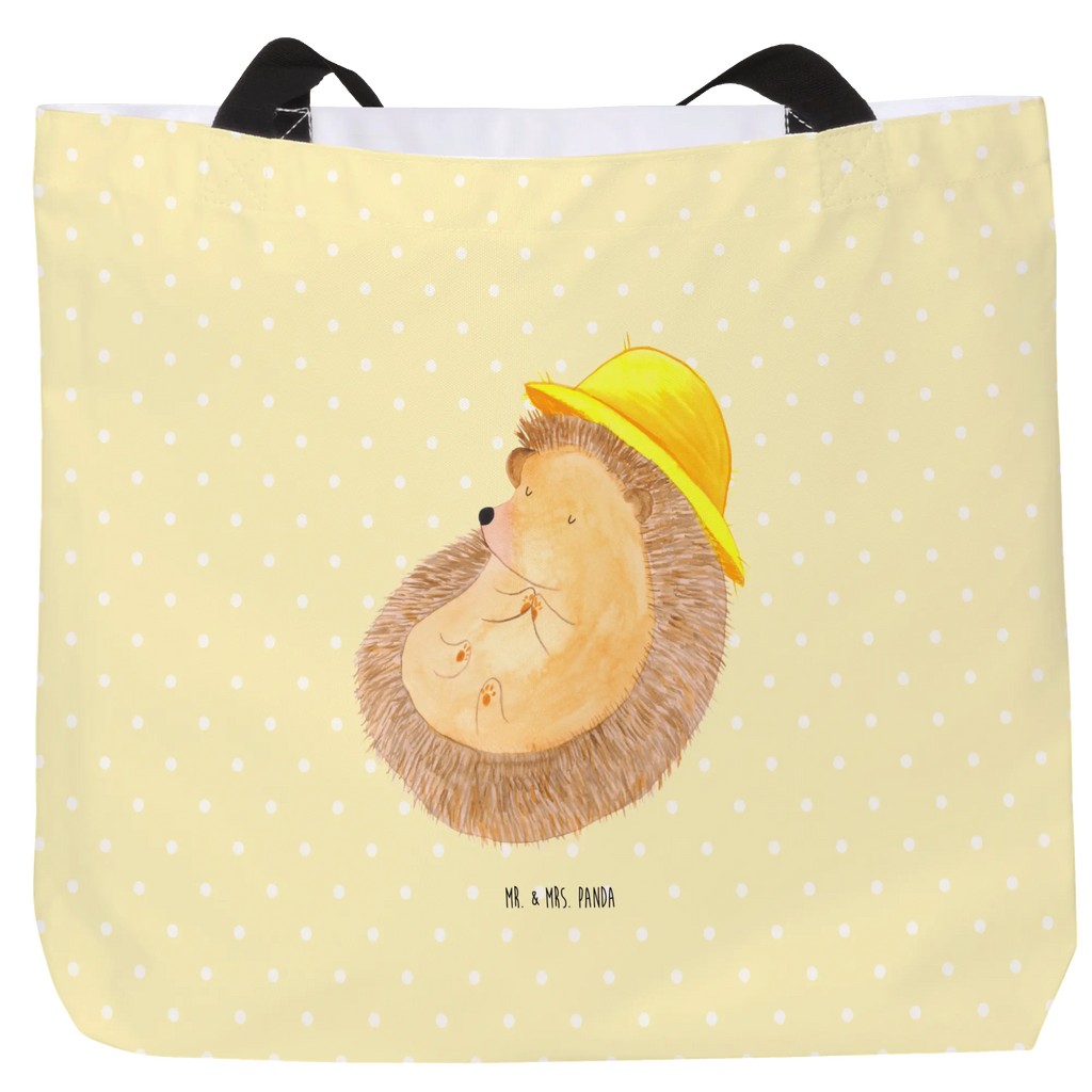 Shopper Igel Beten Beutel, Einkaufstasche, Tasche, Strandtasche, Einkaufsbeutel, Shopper, Schultasche, Freizeittasche, Tragebeutel, Schulbeutel, Alltagstasche, Tiermotive, Gute Laune, lustige Sprüche, Tiere, Igel, Igel mit Hut, Sonnenhut, Gott, Amen, beten, Leben, Dankbarkeit, Dankbar sein, dankbar, genießen