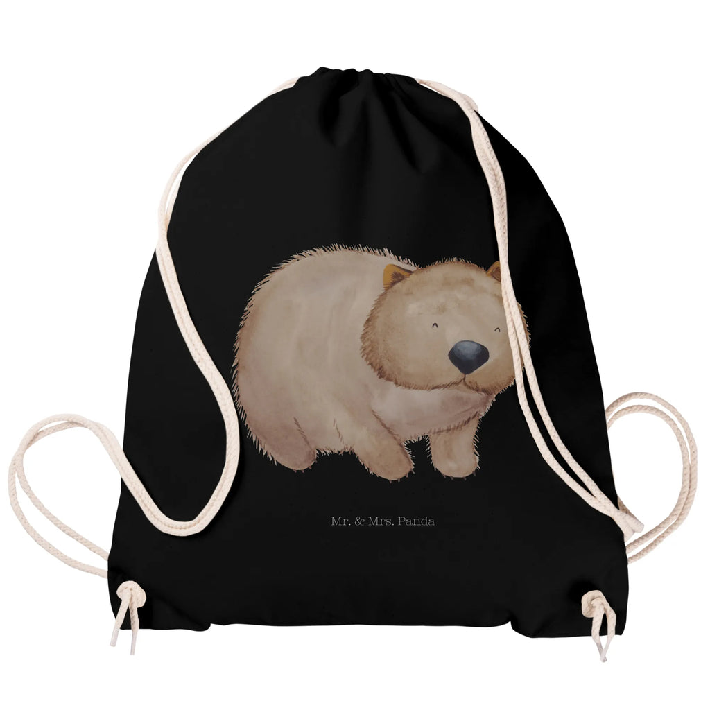 Sportbeutel Wombat Sportbeutel, Turnbeutel, Beutel, Sporttasche, Tasche, Stoffbeutel, Sportbeutel Kinder, Gymsack, Beutel Rucksack, Kleine Sporttasche, Sportzubehör, Turnbeutel Baumwolle, Tiermotive, Gute Laune, lustige Sprüche, Tiere, Wombat, Das Leben ist schön, Motivation, Spruch, Australien