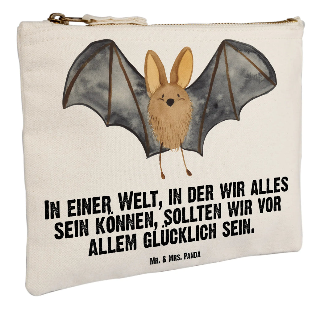 Schminktasche Fledermaus Flügel Schminktasche, Kosmetiktasche, Kosmetikbeutel, Stiftemäppchen, Etui, Federmappe, Makeup, XXL, Schminketui, Kosmetiketui, Schlamperetui, Tiermotive, Gute Laune, lustige Sprüche, Tiere