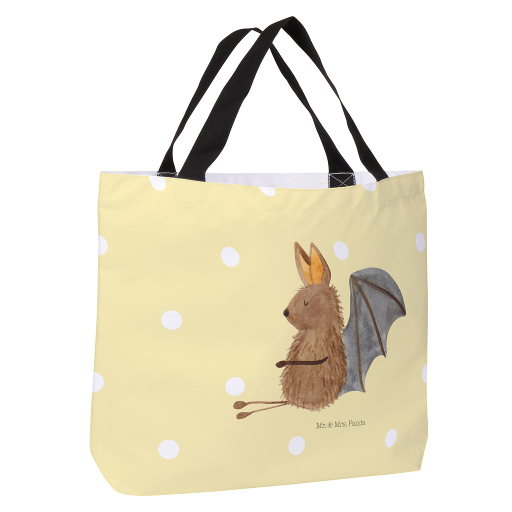 Shopper Fledermaus Sitzen Beutel, Einkaufstasche, Tasche, Strandtasche, Einkaufsbeutel, Shopper, Schultasche, Freizeittasche, Tragebeutel, Schulbeutel, Alltagstasche, Tiermotive, Gute Laune, lustige Sprüche, Tiere, Fledermaus, Fledermäuse, Motivation, entspannen