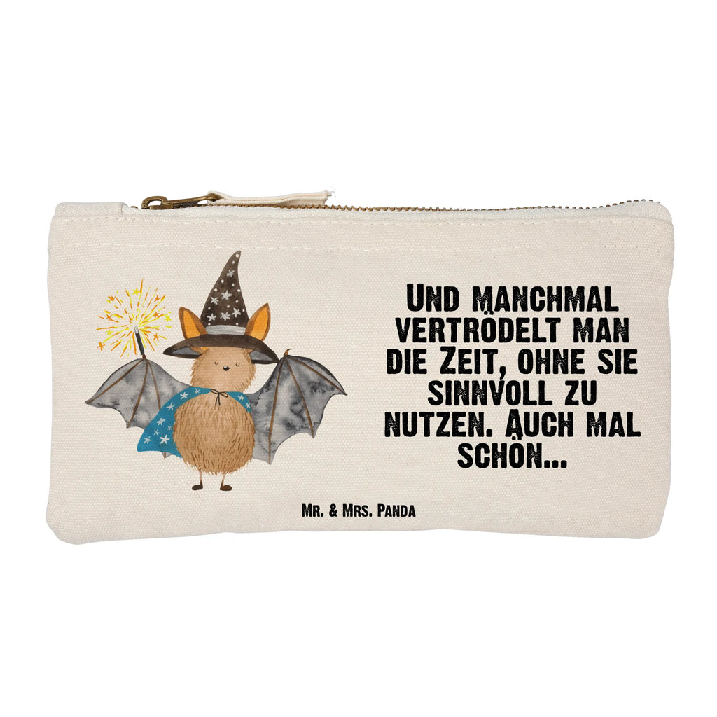 Schminktasche Fledermaus Zauberer Schminktasche, Kosmetiktasche, Kosmetikbeutel, Stiftemäppchen, Etui, Federmappe, Makeup, XXL, Schminketui, Kosmetiketui, Schlamperetui, Tiermotive, Gute Laune, lustige Sprüche, Tiere, Fledermaus, Fledermäuse, Zauberer, Magier, Frauen, reinsteigern