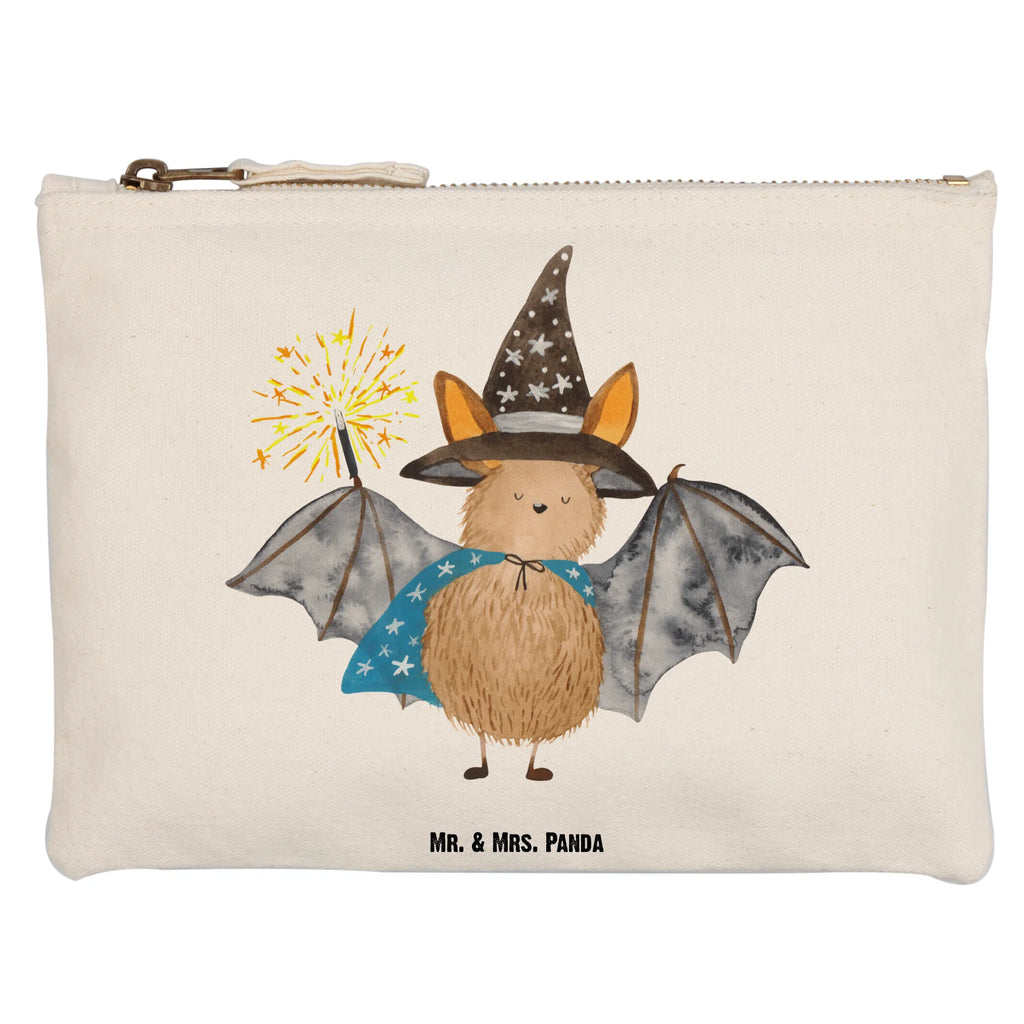 Schminktasche Fledermaus Zauberer Schminktasche, Kosmetiktasche, Kosmetikbeutel, Stiftemäppchen, Etui, Federmappe, Makeup, XXL, Schminketui, Kosmetiketui, Schlamperetui, Tiermotive, Gute Laune, lustige Sprüche, Tiere, Fledermaus, Fledermäuse, Zauberer, Magier, Frauen, reinsteigern