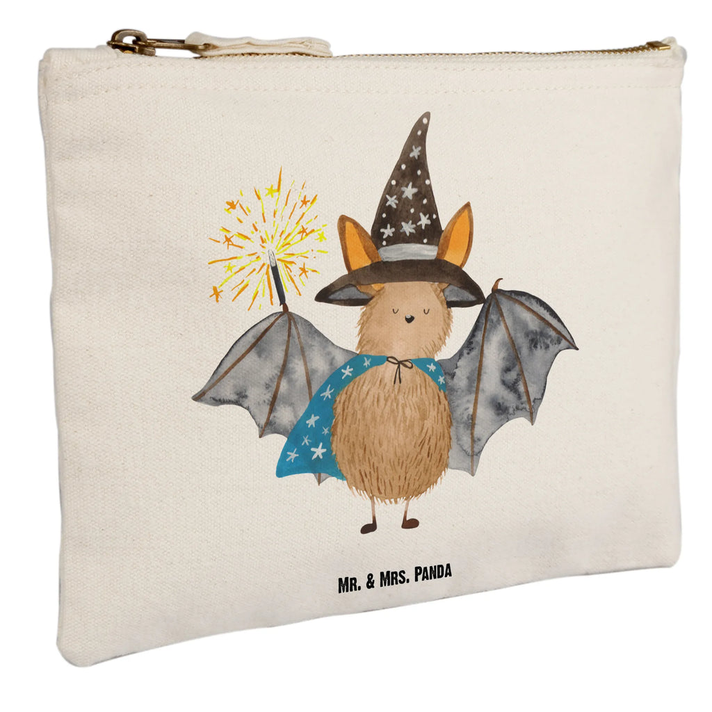 Schminktasche Fledermaus Zauberer Schminktasche, Kosmetiktasche, Kosmetikbeutel, Stiftemäppchen, Etui, Federmappe, Makeup, XXL, Schminketui, Kosmetiketui, Schlamperetui, Tiermotive, Gute Laune, lustige Sprüche, Tiere, Fledermaus, Fledermäuse, Zauberer, Magier, Frauen, reinsteigern