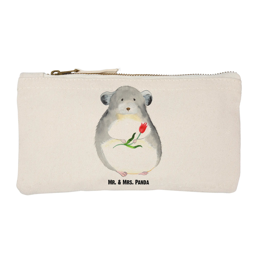 Schminktasche Chinchilla Blume Schminktasche, Kosmetiktasche, Kosmetikbeutel, Stiftemäppchen, Etui, Federmappe, Makeup, XXL, Schminketui, Kosmetiketui, Schlamperetui, Tiermotive, Gute Laune, lustige Sprüche, Tiere, Chinchilla, Chinchillas, Liebeskummer, Kummer, Depressionen, traurig sein, Chaos, Glücklichsein, Büro, Büroalltag