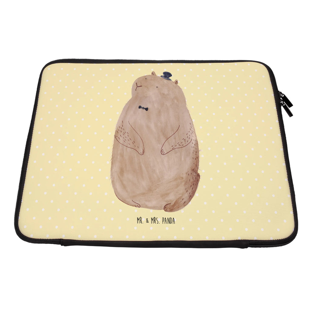 Notebook Tasche Murmeltier Notebook Tasche, Laptop, Computertasche, Tasche, Notebook-Tasche, Notebook-Reisehülle, Notebook Schutz, Tiermotive, Gute Laune, lustige Sprüche, Tiere, Murmeltier, Knigge, Fröhlichkeit, Freundlichkeit, Respekt, Anstand