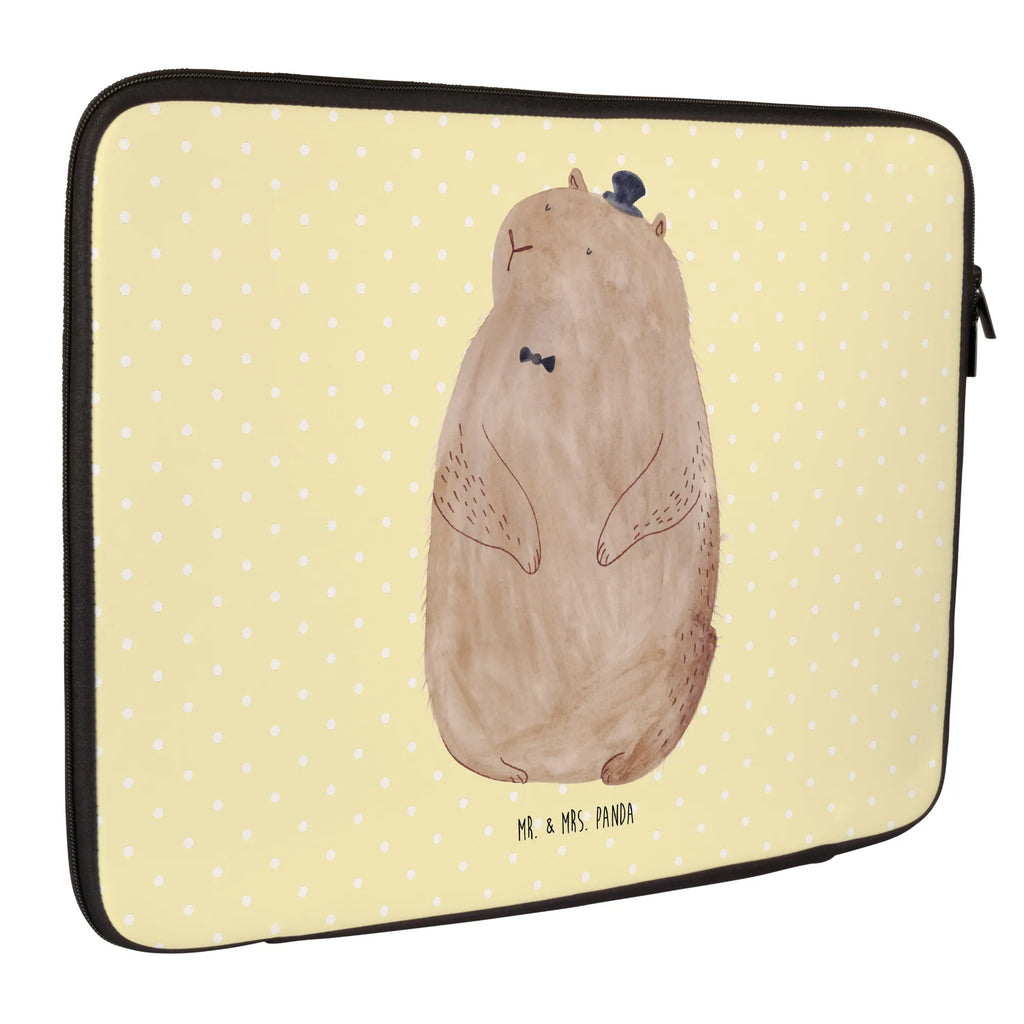 Notebook Tasche Murmeltier Notebook Tasche, Laptop, Computertasche, Tasche, Notebook-Tasche, Notebook-Reisehülle, Notebook Schutz, Tiermotive, Gute Laune, lustige Sprüche, Tiere, Murmeltier, Knigge, Fröhlichkeit, Freundlichkeit, Respekt, Anstand