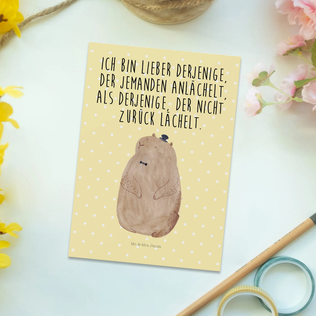 Postkarte Murmeltier Postkarte, Karte, Geschenkkarte, Grußkarte, Einladung, Ansichtskarte, Geburtstagskarte, Einladungskarte, Dankeskarte, Ansichtskarten, Einladung Geburtstag, Einladungskarten Geburtstag, Tiermotive, Gute Laune, lustige Sprüche, Tiere, Murmeltier, Knigge, Fröhlichkeit, Freundlichkeit, Respekt, Anstand