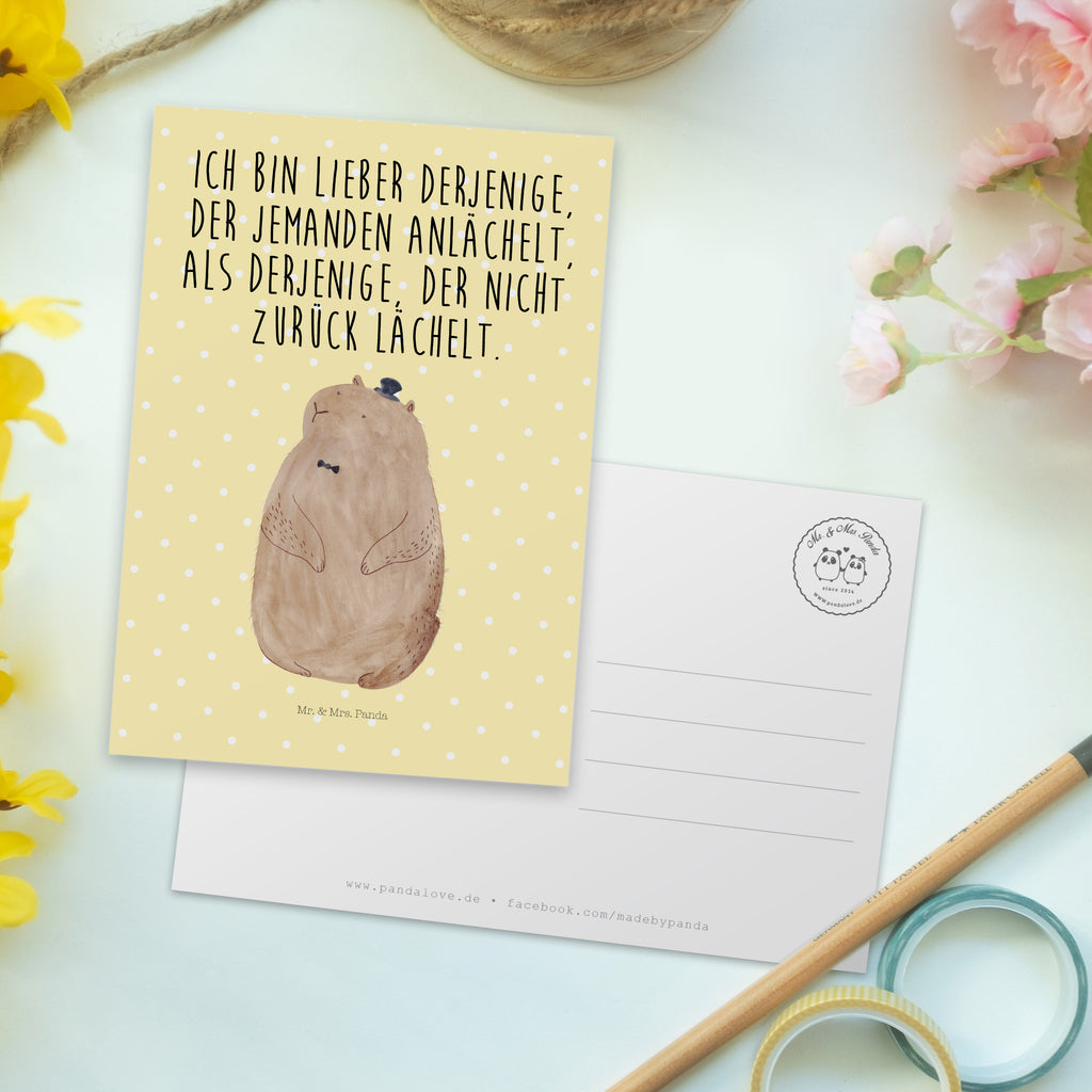 Postkarte Murmeltier Postkarte, Karte, Geschenkkarte, Grußkarte, Einladung, Ansichtskarte, Geburtstagskarte, Einladungskarte, Dankeskarte, Ansichtskarten, Einladung Geburtstag, Einladungskarten Geburtstag, Tiermotive, Gute Laune, lustige Sprüche, Tiere, Murmeltier, Knigge, Fröhlichkeit, Freundlichkeit, Respekt, Anstand