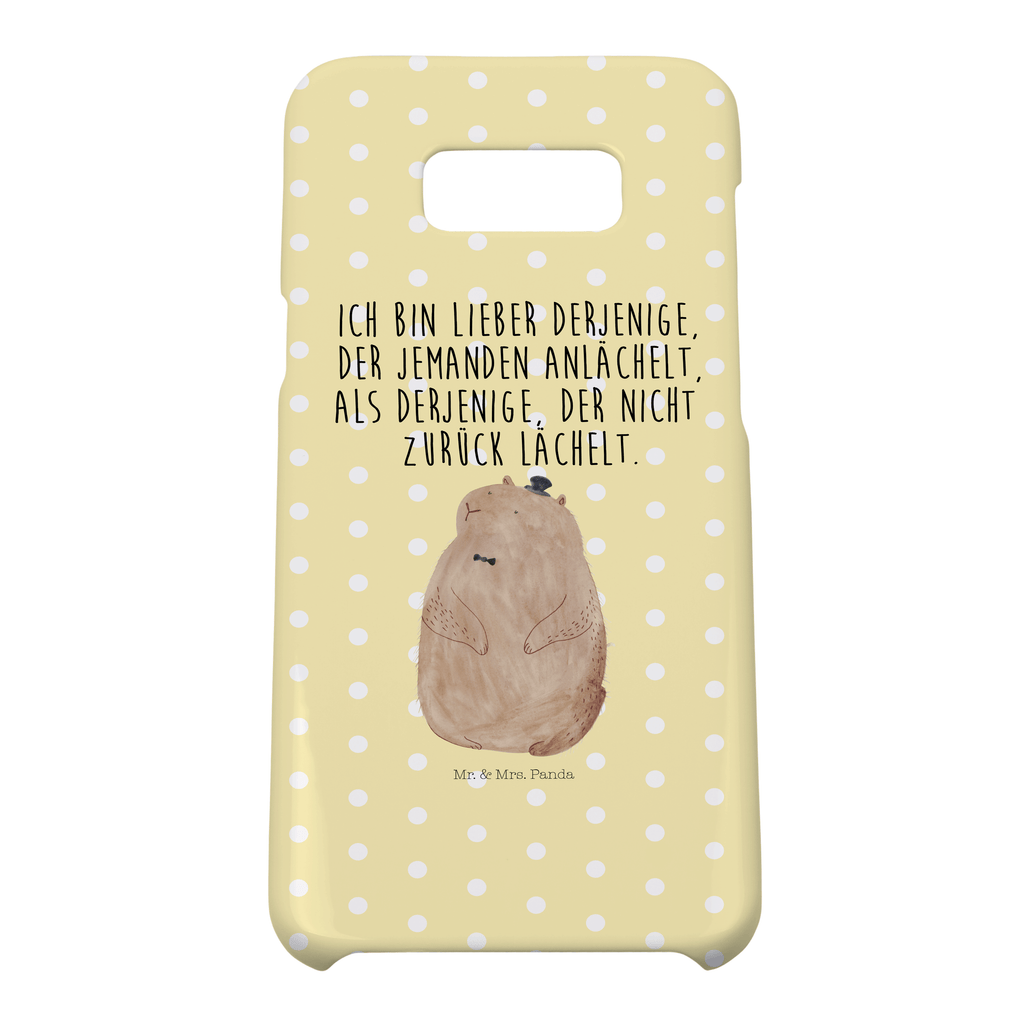 Handyhülle Murmeltier Samsung Galaxy S9, Handyhülle, Smartphone Hülle, Handy Case, Handycover, Hülle, Tiermotive, Gute Laune, lustige Sprüche, Tiere, Murmeltier, Knigge, Fröhlichkeit, Freundlichkeit, Respekt, Anstand