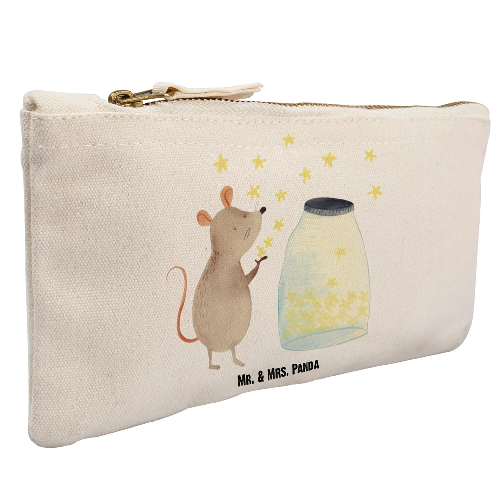 Schminktasche Maus Sterne Schminktasche, Kosmetiktasche, Kosmetikbeutel, Stiftemäppchen, Etui, Federmappe, Makeup, XXL, Schminketui, Kosmetiketui, Schlamperetui, Tiermotive, Gute Laune, lustige Sprüche, Tiere, Maus, Sterne, Wunsch, Kind, Taufe, Taufgeschenk, Geburt, Schwangerschaft, erstes Kind, Kindergeburtstag, Geburtstag, Hoffnung, Träume