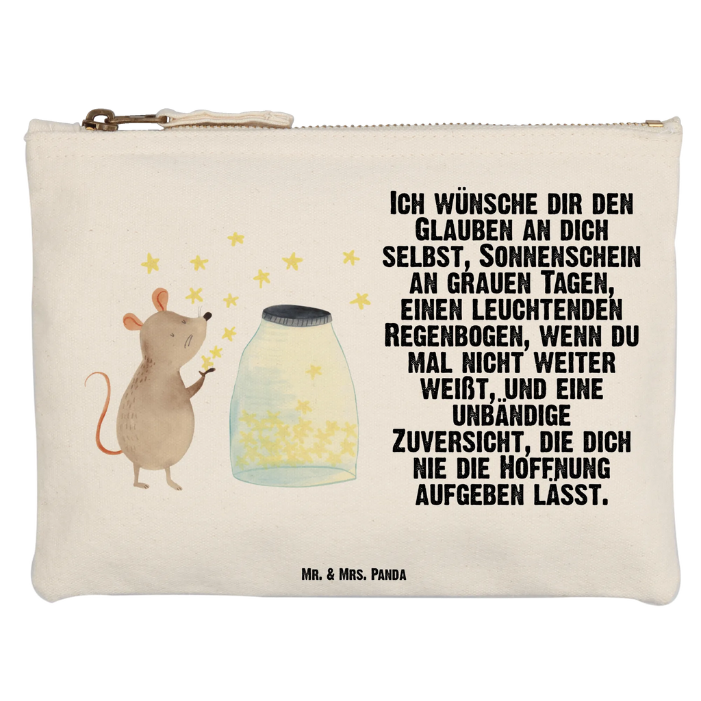 Schminktasche Maus Sterne Schminktasche, Kosmetiktasche, Kosmetikbeutel, Stiftemäppchen, Etui, Federmappe, Makeup, XXL, Schminketui, Kosmetiketui, Schlamperetui, Tiermotive, Gute Laune, lustige Sprüche, Tiere, Maus, Sterne, Wunsch, Kind, Taufe, Taufgeschenk, Geburt, Schwangerschaft, erstes Kind, Kindergeburtstag, Geburtstag, Hoffnung, Träume