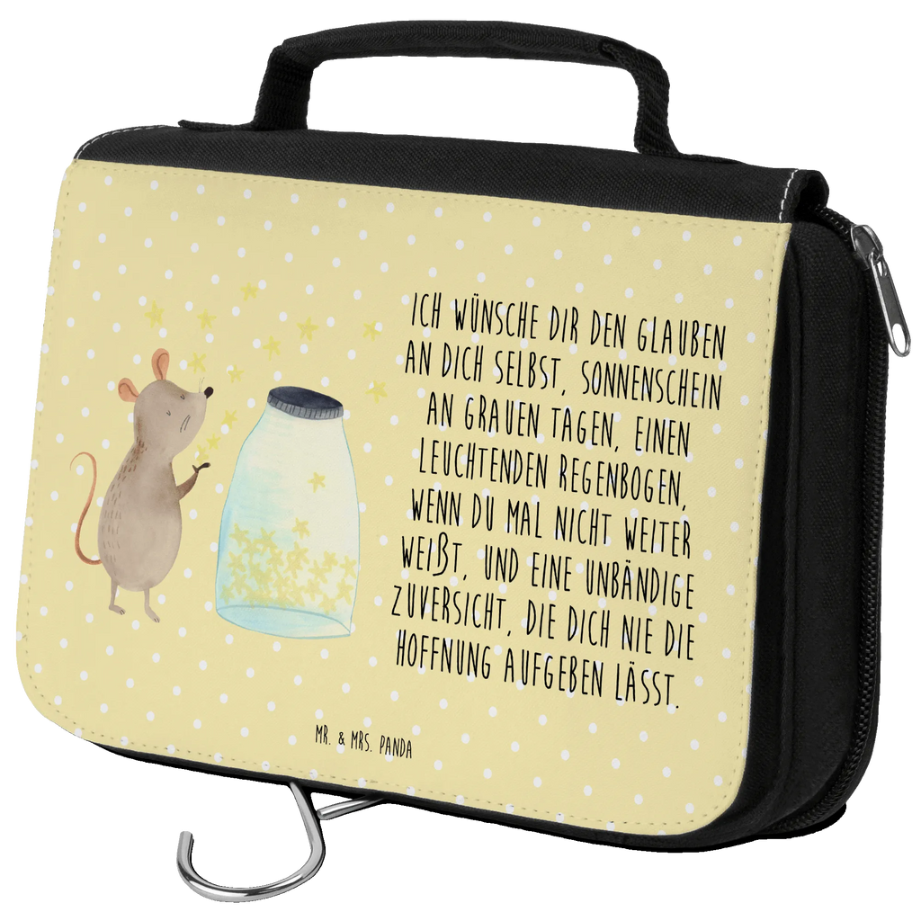 Kulturbeutel Maus Sterne Kulturbeutel, Zum Aufhängen, Waschtasche, Kosmetiktasche, Damen, Herren, Aufbewahrungstasche, Schminktasche, Kosmetikbeutel, Organizer, Kulturtasche, Schminkutensil, Tiermotive, Gute Laune, lustige Sprüche, Tiere, Maus, Sterne, Wunsch, Kind, Taufe, Taufgeschenk, Geburt, Schwangerschaft, erstes Kind, Kindergeburtstag, Geburtstag, Hoffnung, Träume