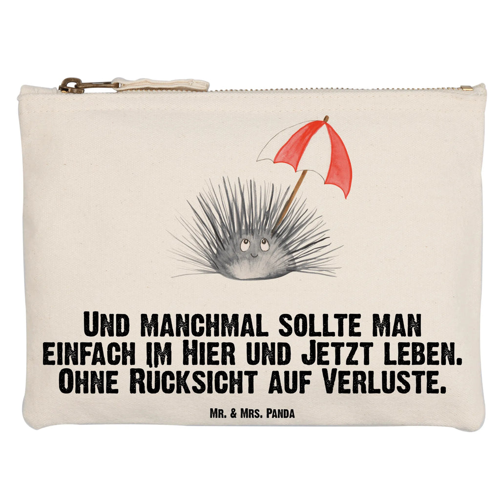 Schminktasche Seeigel Schminktasche, Kosmetiktasche, Kosmetikbeutel, Stiftemäppchen, Etui, Federmappe, Makeup, XXL, Schminketui, Kosmetiketui, Schlamperetui, Meerestiere, Meer, Urlaub, Seeigel, Achtsamkeit, Selbstakzeptanz, Selbstliebe, Hier und Jetzt, Leben, Lebe