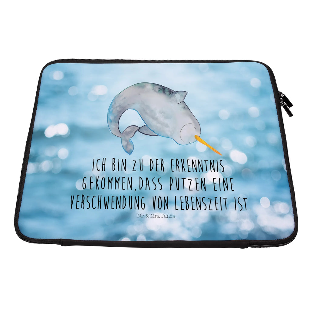 Notebook Tasche Narwal Notebook Tasche, Laptop, Computertasche, Tasche, Notebook-Tasche, Notebook-Reisehülle, Notebook Schutz, Meerestiere, Meer, Urlaub, Narwal, Wal, Putzen, Hausfrau, Junggesellin, aufräumen, Kinderzimmer