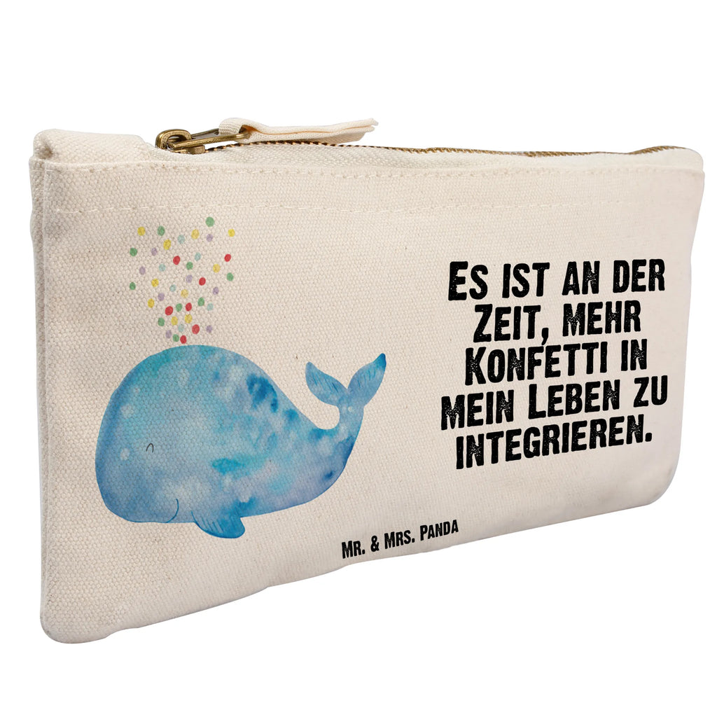 Schminktasche Wal Konfetti Schminktasche, Kosmetiktasche, Kosmetikbeutel, Stiftemäppchen, Etui, Federmappe, Makeup, XXL, Schminketui, Kosmetiketui, Schlamperetui, Meerestiere, Meer, Urlaub, Wal, Konfetti, Wale, Motivation, Neuanfang, Trennung, Diät, Abnehmen, Neustart, Lebensabschnitt, Geburtstag