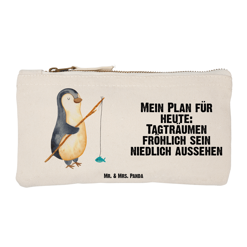 Schminktasche Pinguin Angler Schminktasche, Kosmetiktasche, Kosmetikbeutel, Stiftemäppchen, Etui, Federmappe, Makeup, XXL, Schminketui, Kosmetiketui, Schlamperetui, Pinguin, Pinguine, Angeln, Angler, Tagträume, Hobby, Plan, Planer, Tagesplan, Neustart, Motivation, Geschenk, Freundinnen, Geschenkidee, Urlaub, Wochenende