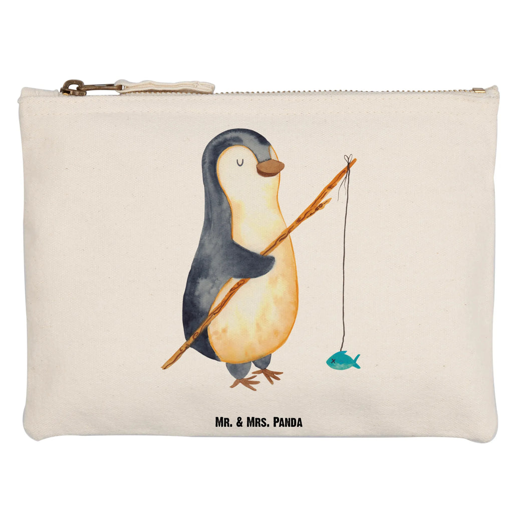 Schminktasche Pinguin Angler Schminktasche, Kosmetiktasche, Kosmetikbeutel, Stiftemäppchen, Etui, Federmappe, Makeup, XXL, Schminketui, Kosmetiketui, Schlamperetui, Pinguin, Pinguine, Angeln, Angler, Tagträume, Hobby, Plan, Planer, Tagesplan, Neustart, Motivation, Geschenk, Freundinnen, Geschenkidee, Urlaub, Wochenende