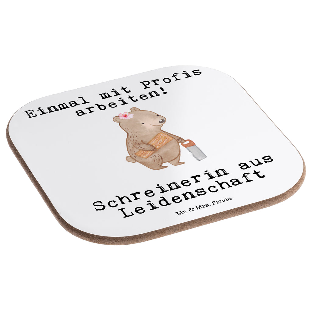 Quadratische Untersetzer Schreinerin aus Leidenschaft Untersetzer, Bierdeckel, Glasuntersetzer, Untersetzer Gläser, Getränkeuntersetzer, Untersetzer aus Holz, Untersetzer für Gläser, Korkuntersetzer, Untersetzer Holz, Holzuntersetzer, Tassen Untersetzer, Untersetzer Design, Beruf, Ausbildung, Jubiläum, Abschied, Rente, Kollege, Kollegin, Geschenk, Schenken, Arbeitskollege, Mitarbeiter, Firma, Danke, Dankeschön