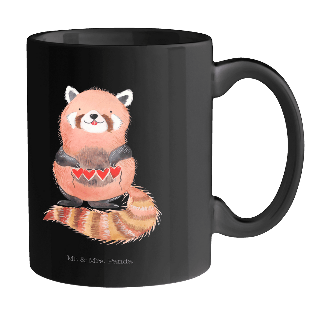 Tasse Roter Panda Tasse, Kaffeetasse, Teetasse, Becher, Kaffeebecher, Teebecher, Keramiktasse, Porzellantasse, Büro Tasse, Geschenk Tasse, Tasse Sprüche, Tasse Motive, Tiermotive, Gute Laune, lustige Sprüche, Tiere, Panda, Liebe, Rot, Herz, Liebling, Lieblingsmensch