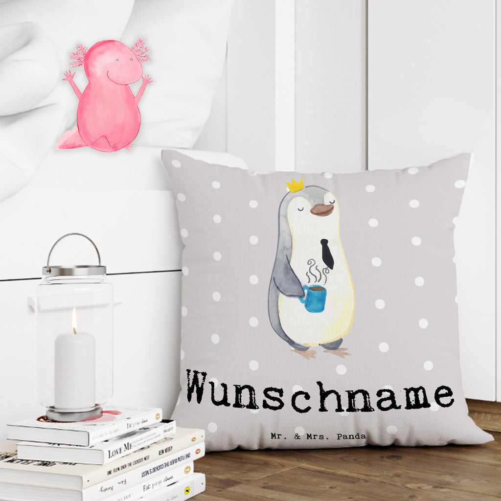 Personalisiertes Kissen Pinguin Bester Abteilungsleiter der Welt Kissen, personalisiert, Name, Wunschname, bedrucken, Kopfkissen, für, Dankeschön, Geschenk, Schenken, Geburtstag, Geburtstagsgeschenk, Geschenkidee, Danke, Bedanken, Mitbringsel, Freude machen, Geschenktipp, Abteilungsleiter, Leiter, Geschäftsführer, Vorgesetzter, Kollege, Arbeit, Büro, Abschiedsgeschenk, Ruhestand, Abschied, Chef