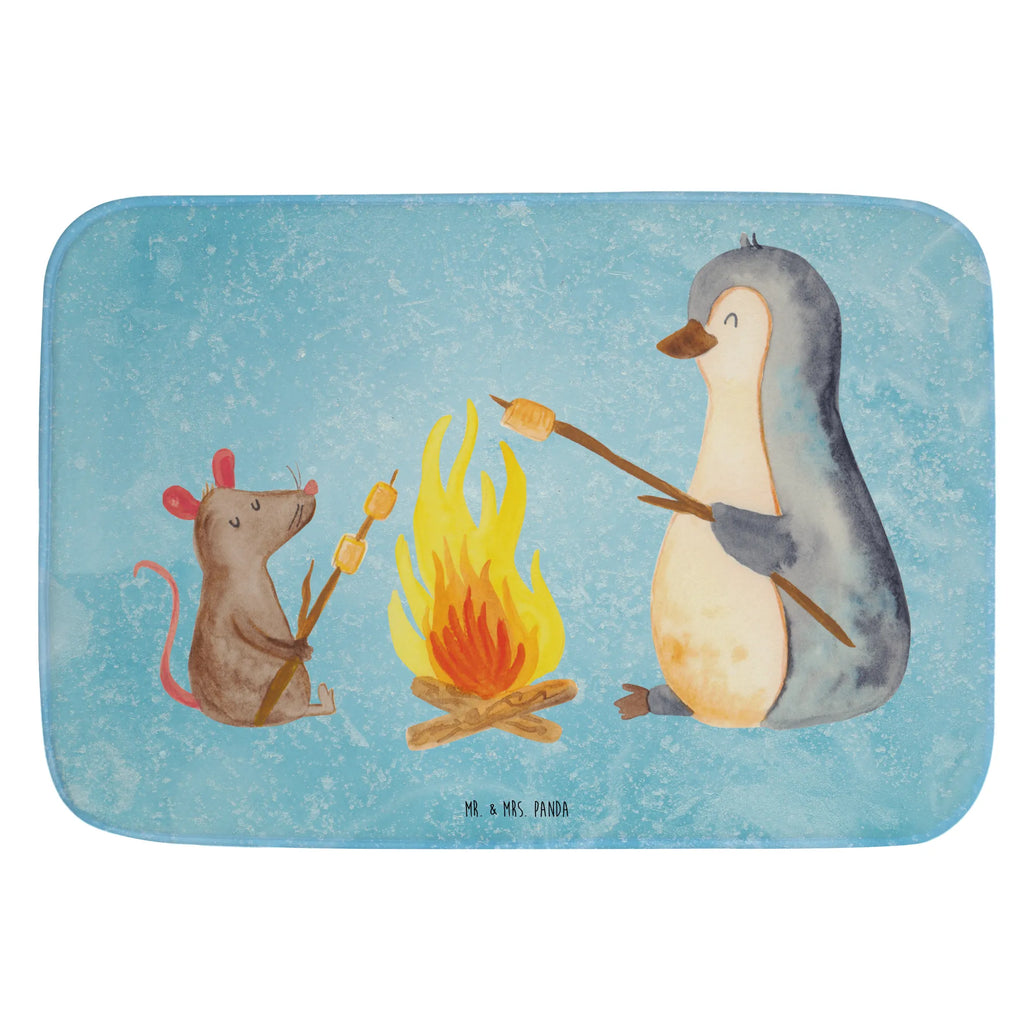 Badvorleger Pinguin Lagerfeuer Badematte, Badteppich, Duschvorleger, Badezimmerteppich, Badezimmermatte, Badvorleger, Duschmatte, Duschteppich, Badteppiche, Badgarnitur, Badematten, Teppich Badezimmer, Badezimmermatten, Pinguin, Maus, Pinguine, Lagerfeuer, Leben, Arbeit, Job, Motivation, Büro, Büroalltag, Lebensspruch, Lebensmotivation, Neustart, Liebe, grillen, Feuer, Marshmallows