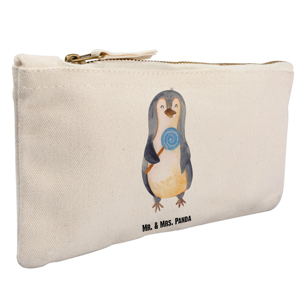 Schminktasche Pinguin Lolli Schminktasche, Kosmetiktasche, Kosmetikbeutel, Stiftemäppchen, Etui, Federmappe, Makeup, XXL, Schminketui, Kosmetiketui, Schlamperetui, Pinguin, Pinguine, Lolli, Süßigkeiten, Blödsinn, Spruch, Rebell, Gauner, Ganove, Rabauke