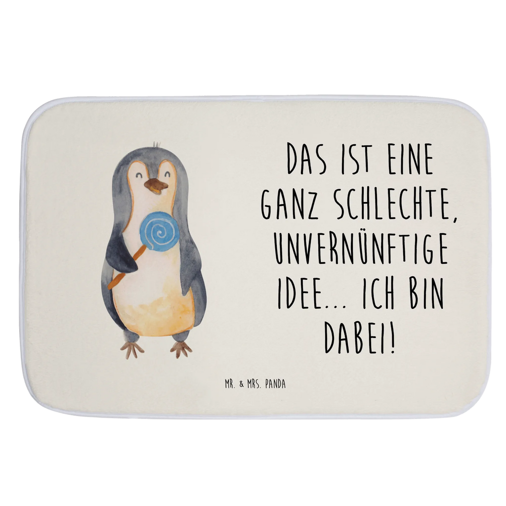 Badvorleger Pinguin Lolli Badematte, Badteppich, Duschvorleger, Badezimmerteppich, Badezimmermatte, Badvorleger, Duschmatte, Duschteppich, Badteppiche, Badgarnitur, Badematten, Teppich Badezimmer, Badezimmermatten, Pinguin, Pinguine, Lolli, Süßigkeiten, Blödsinn, Spruch, Rebell, Gauner, Ganove, Rabauke