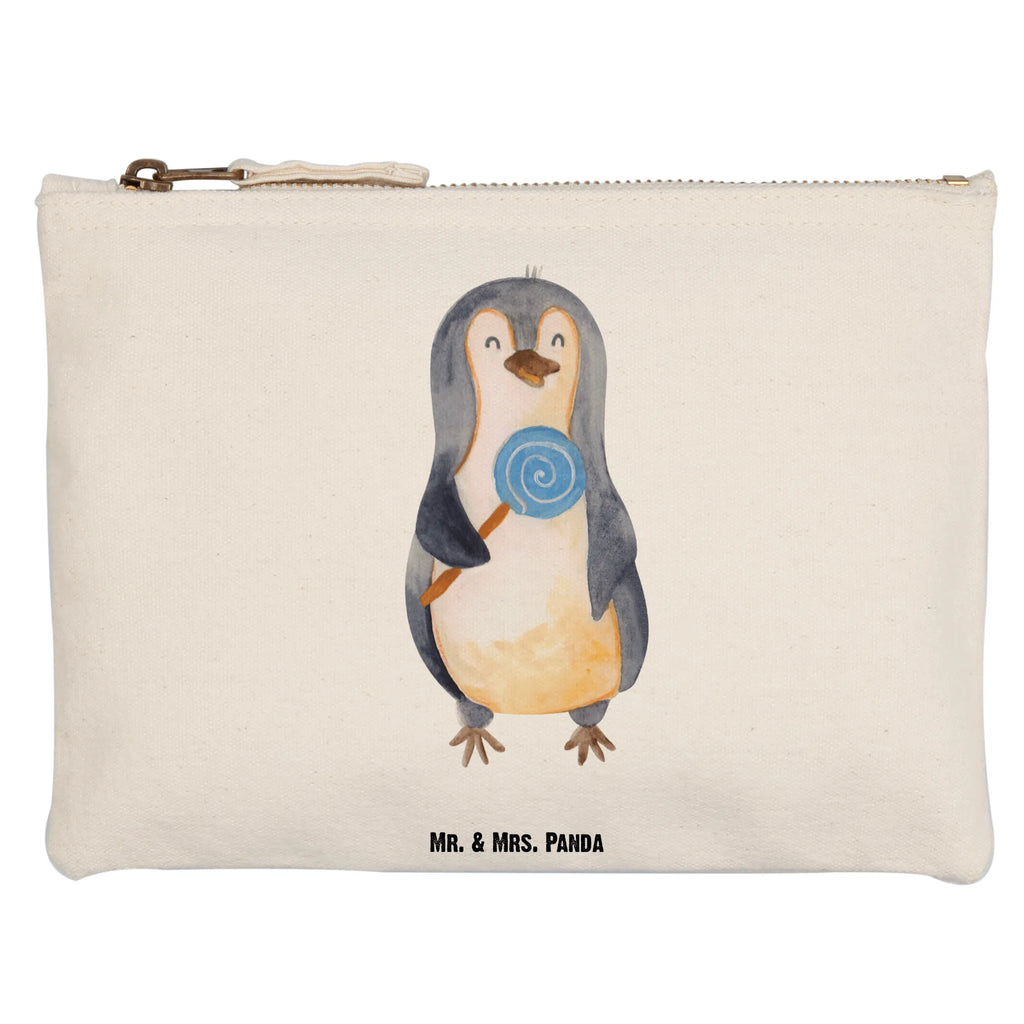 Schminktasche Pinguin Lolli Schminktasche, Kosmetiktasche, Kosmetikbeutel, Stiftemäppchen, Etui, Federmappe, Makeup, XXL, Schminketui, Kosmetiketui, Schlamperetui, Pinguin, Pinguine, Lolli, Süßigkeiten, Blödsinn, Spruch, Rebell, Gauner, Ganove, Rabauke