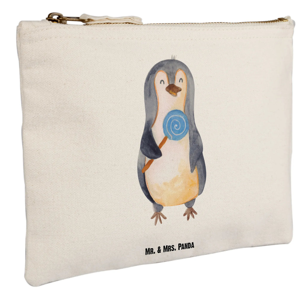 Schminktasche Pinguin Lolli Schminktasche, Kosmetiktasche, Kosmetikbeutel, Stiftemäppchen, Etui, Federmappe, Makeup, XXL, Schminketui, Kosmetiketui, Schlamperetui, Pinguin, Pinguine, Lolli, Süßigkeiten, Blödsinn, Spruch, Rebell, Gauner, Ganove, Rabauke