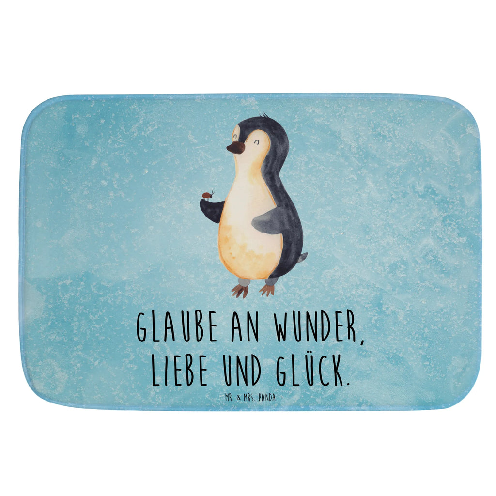 Badvorleger Pinguin Marienkäfer Badematte, Badteppich, Duschvorleger, Badezimmerteppich, Badezimmermatte, Badvorleger, Duschmatte, Duschteppich, Badteppiche, Badgarnitur, Badematten, Teppich Badezimmer, Badezimmermatten, Pinguin, Pinguine, Marienkäfer, Liebe, Wunder, Glück, Freude, Lebensfreude