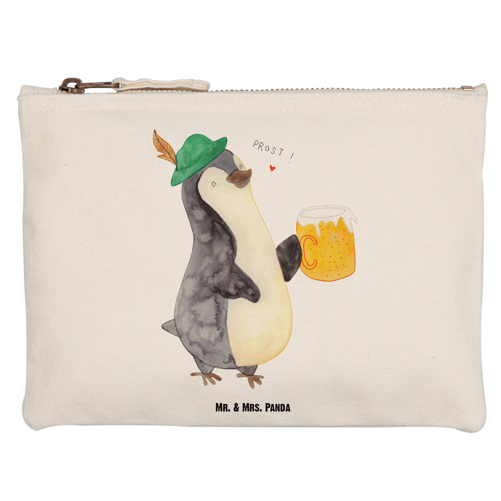 Schminktasche Pinguin Bier Schminktasche, Kosmetiktasche, Kosmetikbeutel, Stiftemäppchen, Etui, Federmappe, Makeup, XXL, Schminketui, Kosmetiketui, Schlamperetui, Pinguin, Pinguine, Bier, Oktoberfest