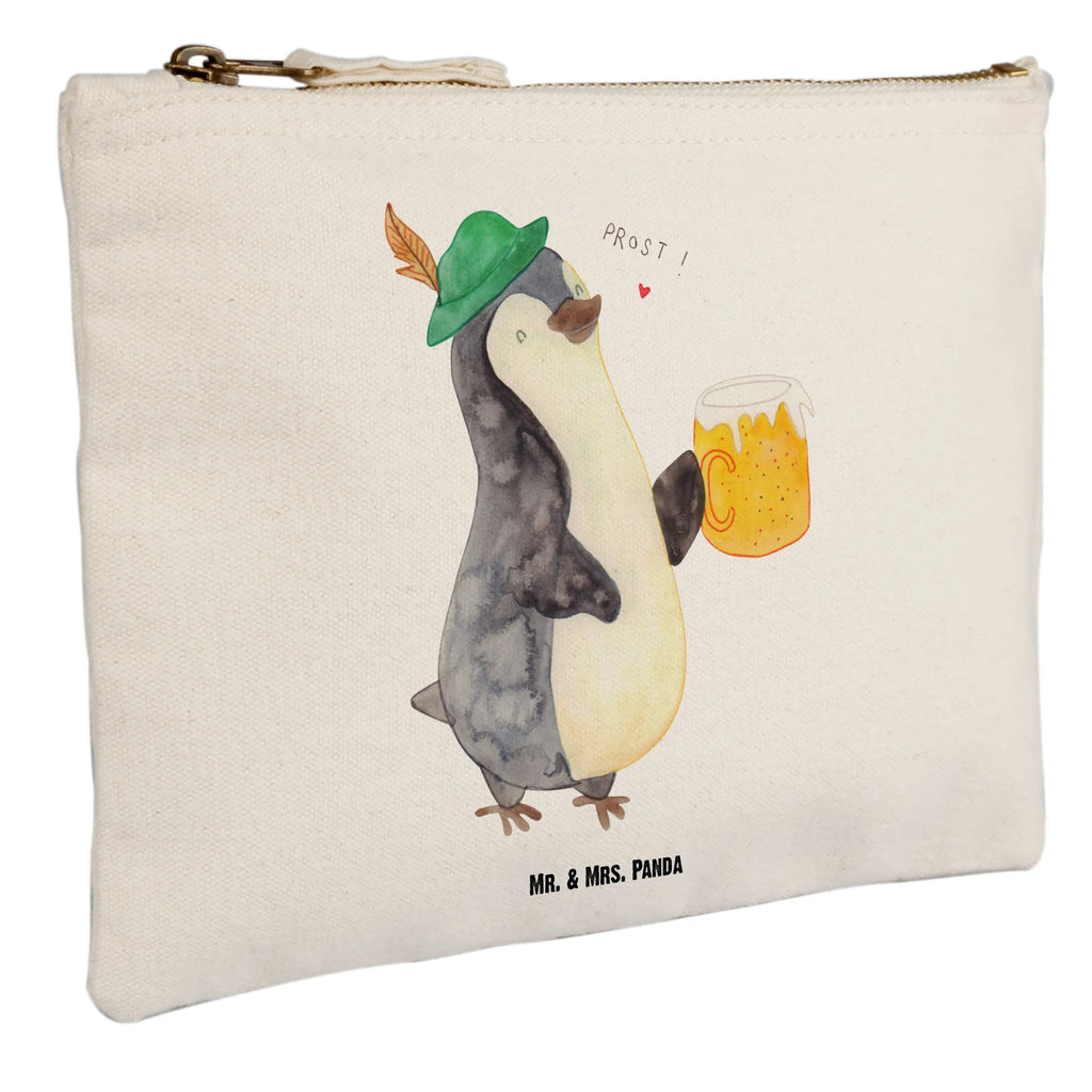 Schminktasche Pinguin Bier Schminktasche, Kosmetiktasche, Kosmetikbeutel, Stiftemäppchen, Etui, Federmappe, Makeup, XXL, Schminketui, Kosmetiketui, Schlamperetui, Pinguin, Pinguine, Bier, Oktoberfest