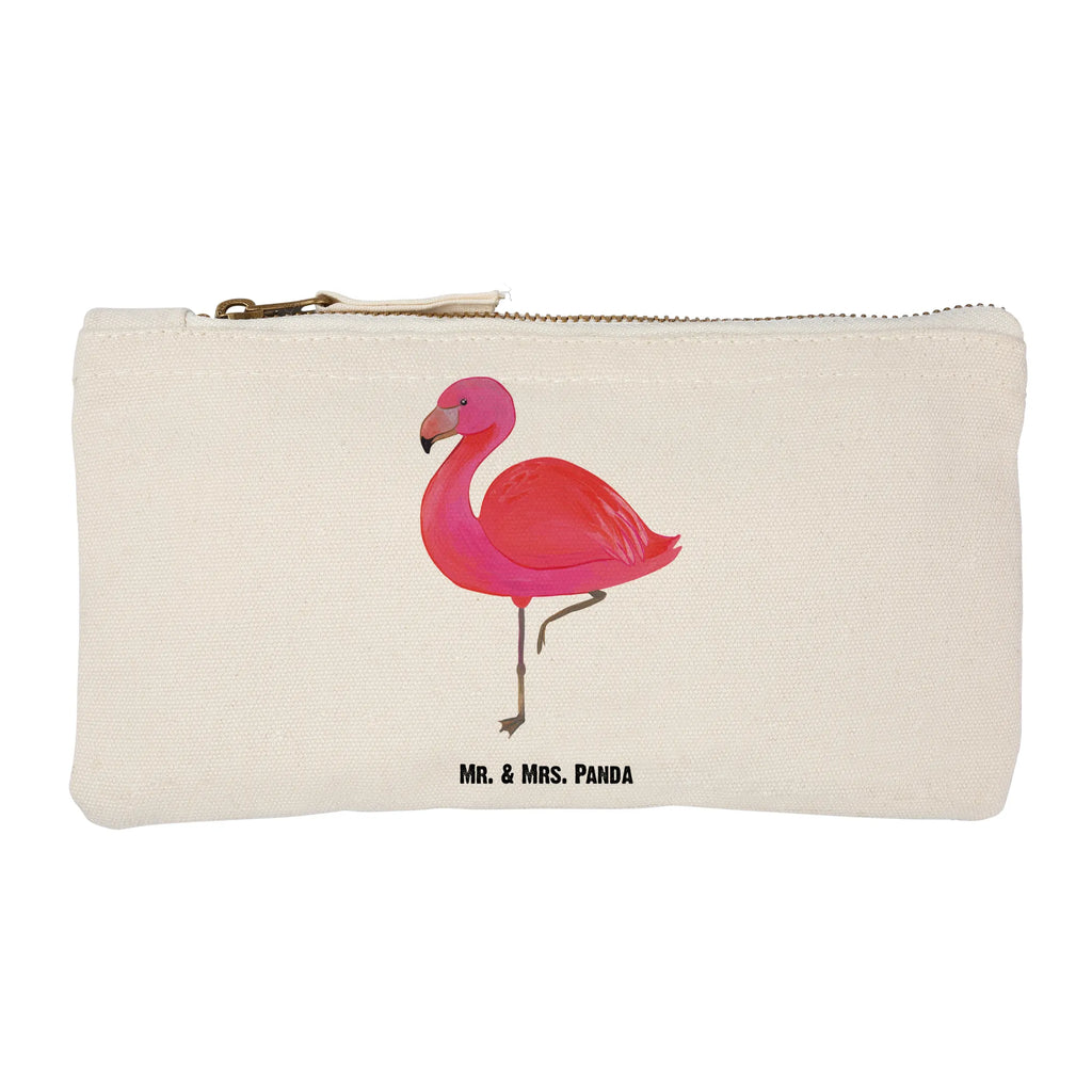 Schminktasche Flamingo Classic Schminktasche, Kosmetiktasche, Kosmetikbeutel, Stiftemäppchen, Etui, Federmappe, Makeup, XXL, Schminketui, Kosmetiketui, Schlamperetui, Flamingo, Einzigartig, Selbstliebe, Stolz, ich, für mich, Spruch, Freundin, Freundinnen, Außenseiter, Sohn, Tochter, Geschwister