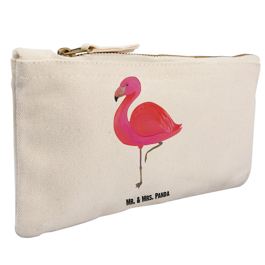 Schminktasche Flamingo Classic Schminktasche, Kosmetiktasche, Kosmetikbeutel, Stiftemäppchen, Etui, Federmappe, Makeup, XXL, Schminketui, Kosmetiketui, Schlamperetui, Flamingo, Einzigartig, Selbstliebe, Stolz, ich, für mich, Spruch, Freundin, Freundinnen, Außenseiter, Sohn, Tochter, Geschwister