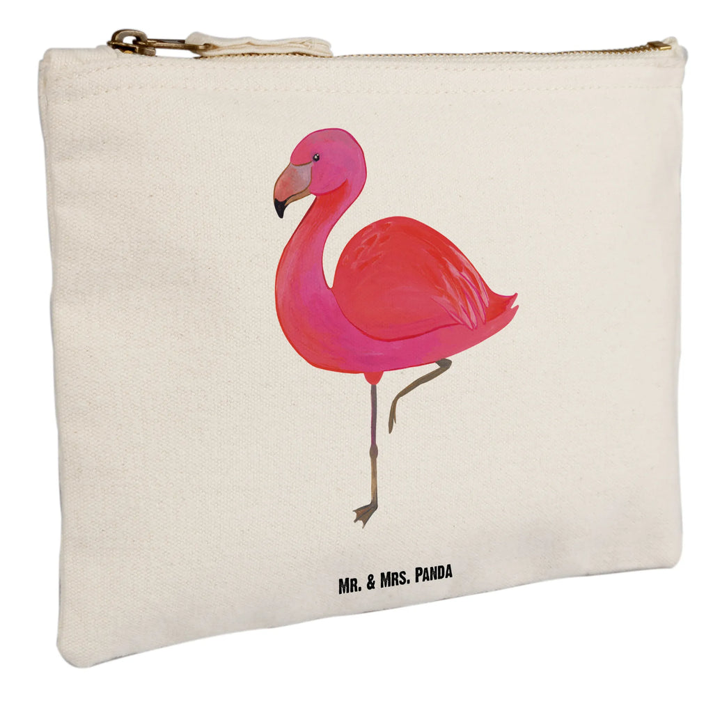 Schminktasche Flamingo Classic Schminktasche, Kosmetiktasche, Kosmetikbeutel, Stiftemäppchen, Etui, Federmappe, Makeup, XXL, Schminketui, Kosmetiketui, Schlamperetui, Flamingo, Einzigartig, Selbstliebe, Stolz, ich, für mich, Spruch, Freundin, Freundinnen, Außenseiter, Sohn, Tochter, Geschwister