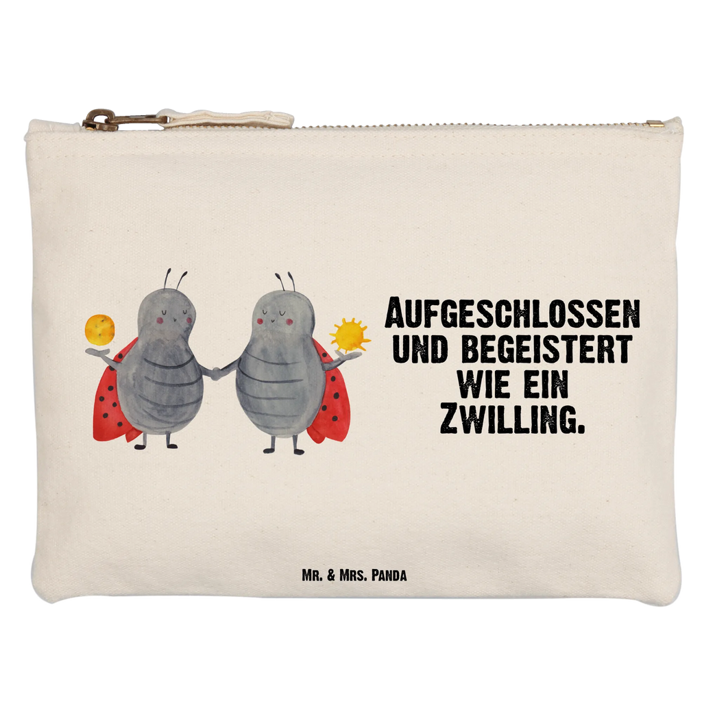 Schminktasche Sternzeichen Zwilling Schminktasche, Kosmetiktasche, Kosmetikbeutel, Stiftemäppchen, Etui, Federmappe, Makeup, XXL, Schminketui, Kosmetiketui, Schlamperetui, Tierkreiszeichen, Sternzeichen, Horoskop, Astrologie, Aszendent, Zwillinge, Zwilling Geschenk, Zwilling Sternzeichen, Geburtstag Mai, Geschenk Mai, Geschenk Juni, Marienkäfer, Glückskäfer, Zwillingsbruder, Zwillingsschwester