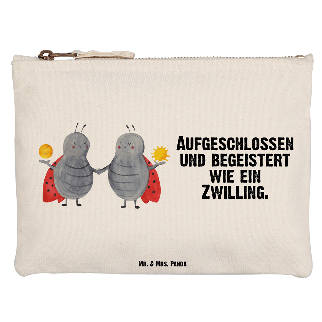 Schminktasche Sternzeichen Zwilling Schminktasche, Kosmetiktasche, Kosmetikbeutel, Stiftemäppchen, Etui, Federmappe, Makeup, XXL, Schminketui, Kosmetiketui, Schlamperetui, Tierkreiszeichen, Sternzeichen, Horoskop, Astrologie, Aszendent, Zwillinge, Zwilling Geschenk, Zwilling Sternzeichen, Geburtstag Mai, Geschenk Mai, Geschenk Juni, Marienkäfer, Glückskäfer, Zwillingsbruder, Zwillingsschwester